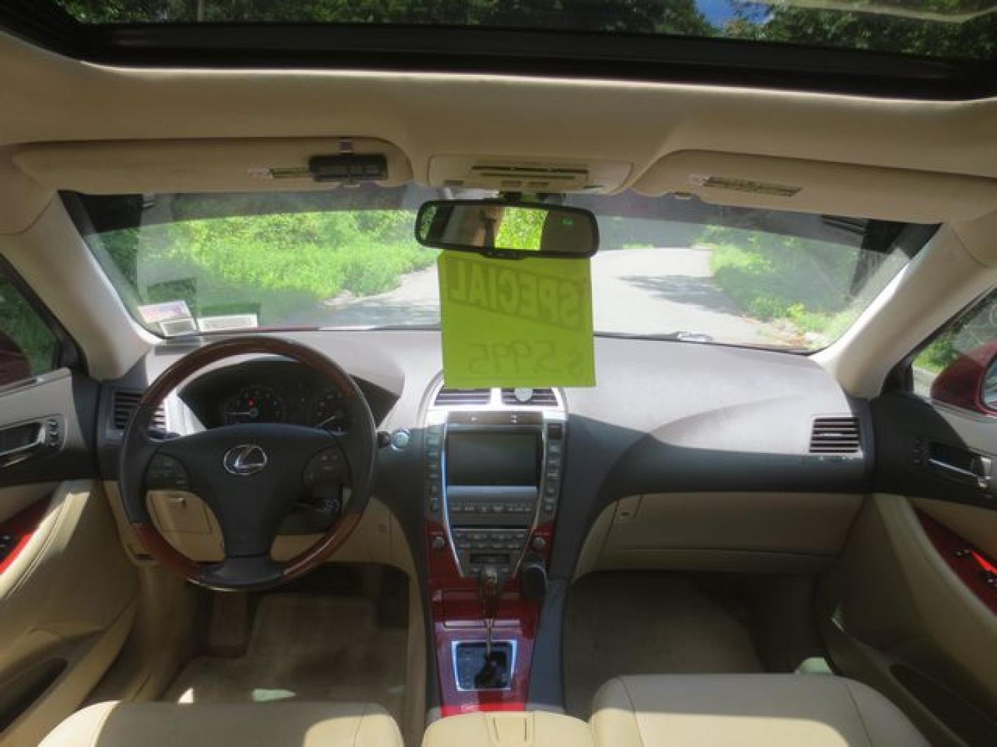 2008 Red /Tan Lexus ES350 (JTHBJ46G682) with an 3.5L v6 engine, Automatic transmission, located at 270 US Route 6, Mahopac, NY, 10541, (845) 621-0895, 41.349022, -73.755280 - Photo#7