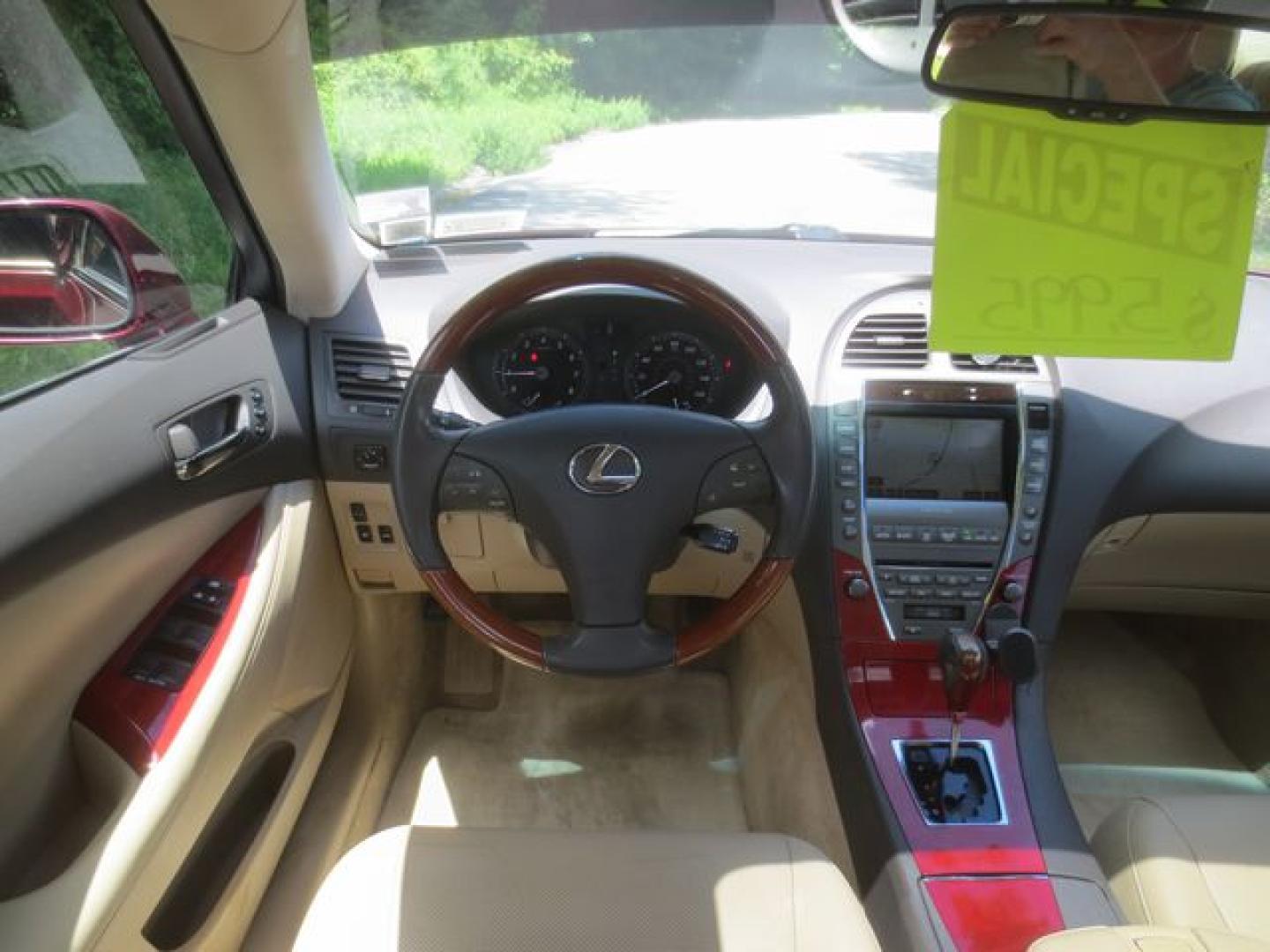 2008 Red /Tan Lexus ES350 (JTHBJ46G682) with an 3.5L v6 engine, Automatic transmission, located at 270 US Route 6, Mahopac, NY, 10541, (845) 621-0895, 41.349022, -73.755280 - Photo#8