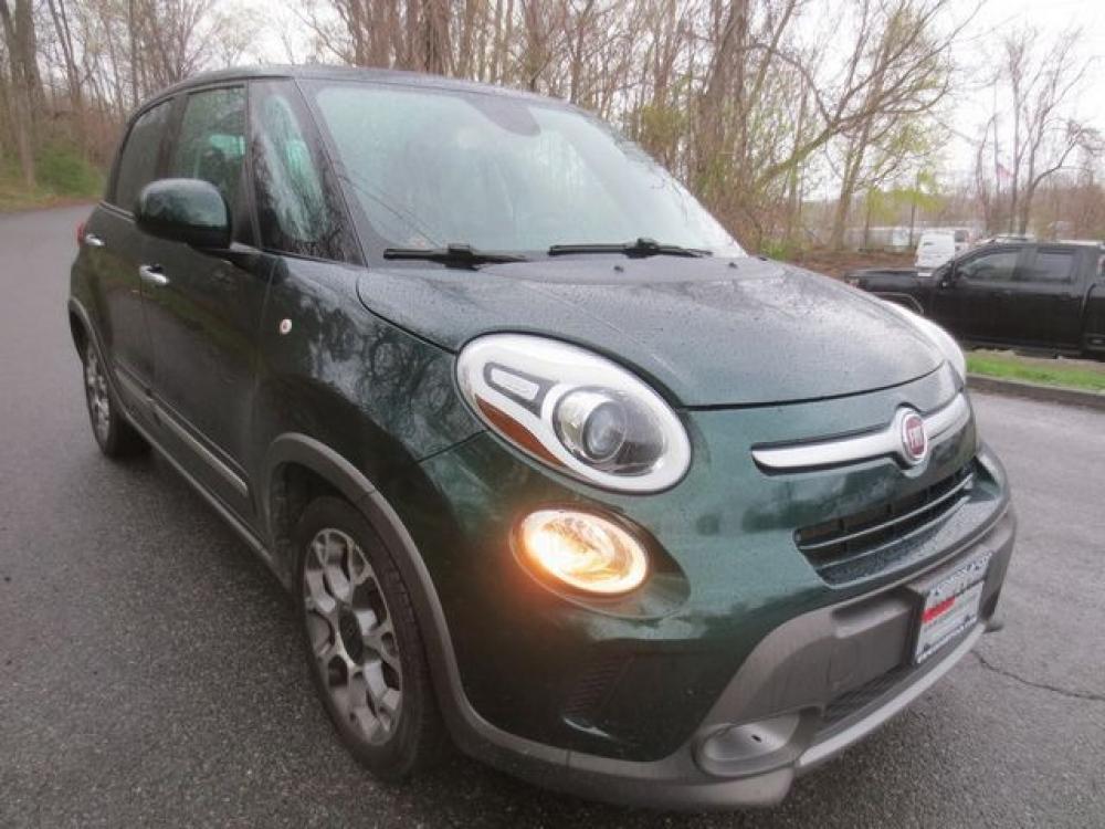 2014 Green /Black FIAT 500L Trekking (ZFBCFADH1EZ) with an 1.4L 4cyl Turbo engine, Manual transmission, located at 270 US Route 6, Mahopac, NY, 10541, (845) 621-0895, 41.349022, -73.755280 - Photo #1