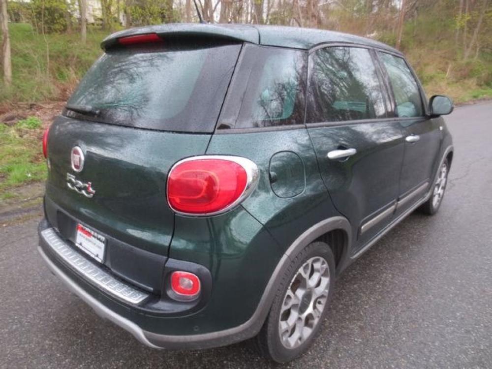 2014 Green /Black FIAT 500L Trekking (ZFBCFADH1EZ) with an 1.4L 4cyl Turbo engine, Manual transmission, located at 270 US Route 6, Mahopac, NY, 10541, (845) 621-0895, 41.349022, -73.755280 - Photo #3