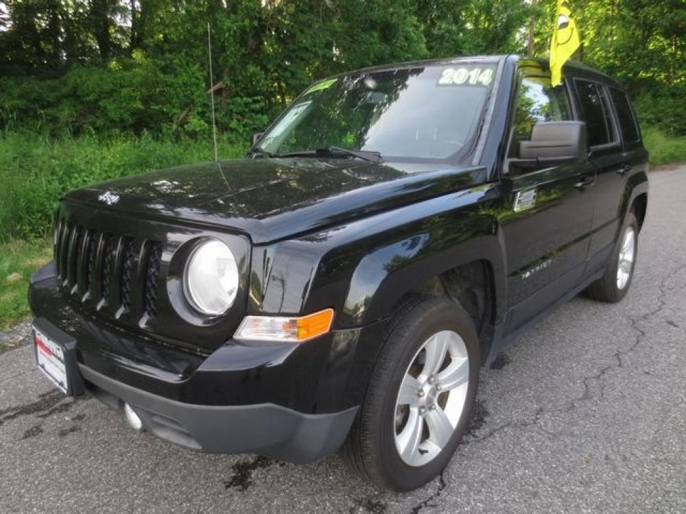 2014 Black /Black Jeep Patriot Latitude (1C4NJRFB6ED) with an 2.4L 4cyl engine, Automatic transmission, located at 270 US Route 6, Mahopac, NY, 10541, (845) 621-0895, 41.349022, -73.755280 - Photo #0
