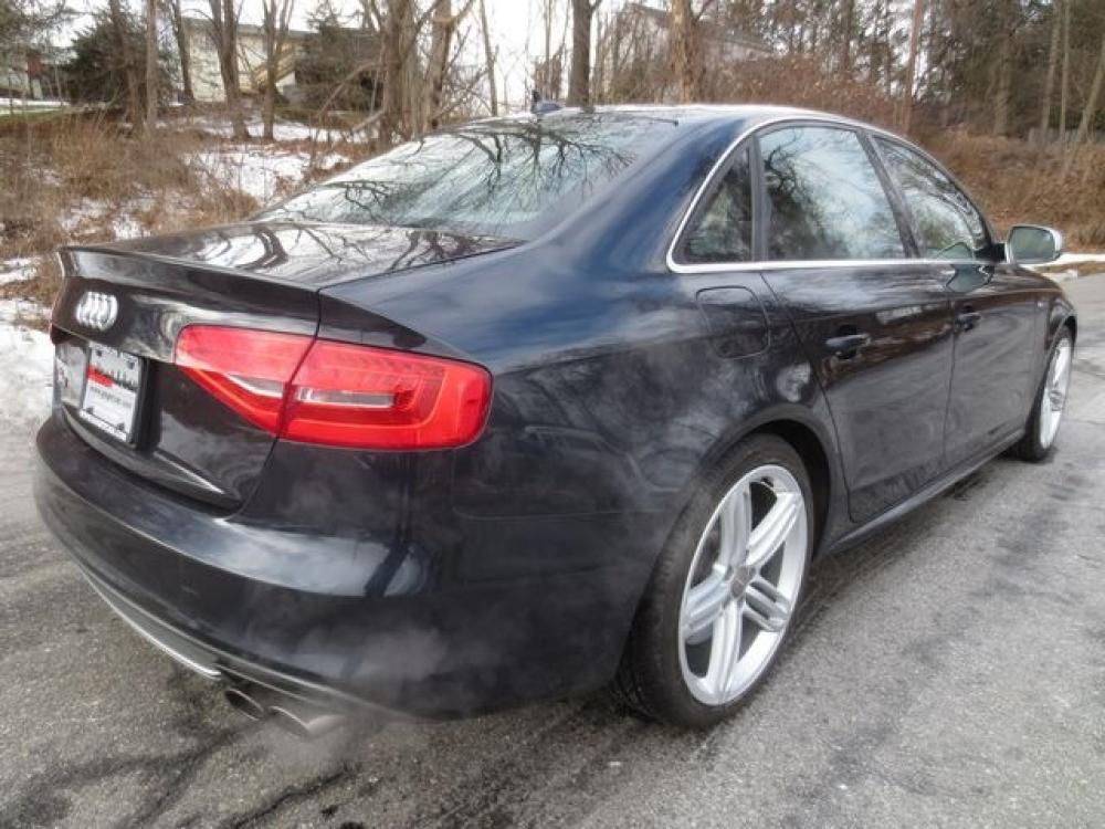 2013 Blue /Black Audi S4 Premium (WAUBGAFL7DA) with an 3.0L v6 Supercharged engine, Automatic transmission, located at 270 US Route 6, Mahopac, NY, 10541, (845) 621-0895, 41.349022, -73.755280 - Photo #3