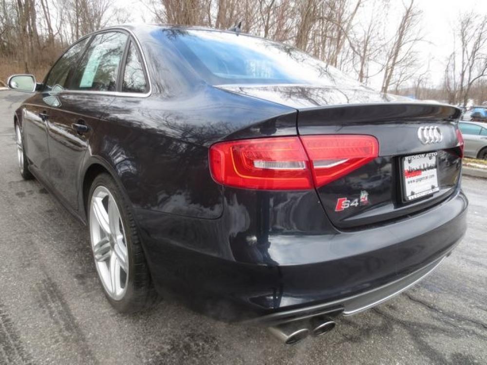 2013 Blue /Black Audi S4 Premium (WAUBGAFL7DA) with an 3.0L v6 Supercharged engine, Automatic transmission, located at 270 US Route 6, Mahopac, NY, 10541, (845) 621-0895, 41.349022, -73.755280 - Photo #4