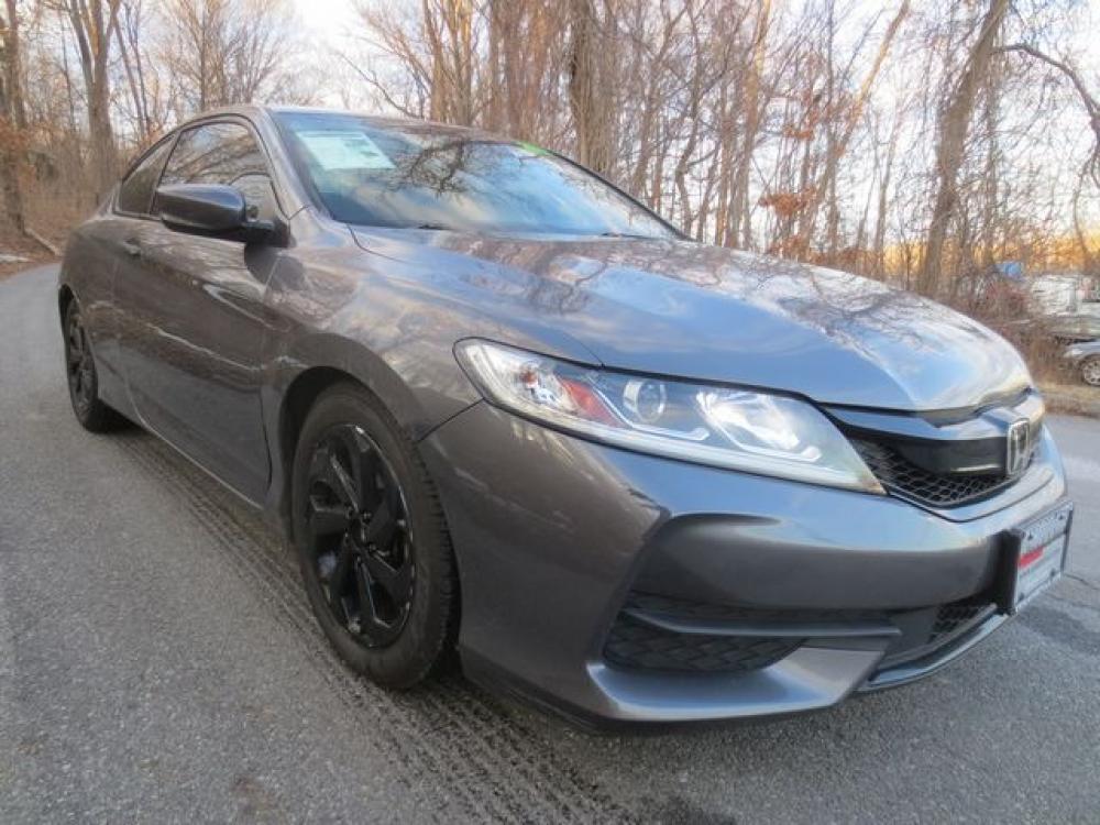 2016 Gray Honda Accord LX-S Coupe CVT (1HGCT1B40GA) with an 2.4L L4 DOHC 16V engine, CVT transmission, located at 270 US Route 6, Mahopac, NY, 10541, (845) 621-0895, 41.349022, -73.755280 - Photo #1