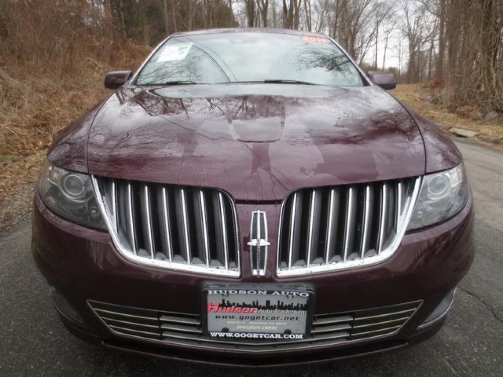 2011 Red /Black Lincoln MKS Ecoboost (1LNHL9FT6BG) with an v6 Twin Turbo engine, Automatic transmission, located at 270 US Route 6, Mahopac, NY, 10541, (845) 621-0895, 41.349022, -73.755280 - Photo #2
