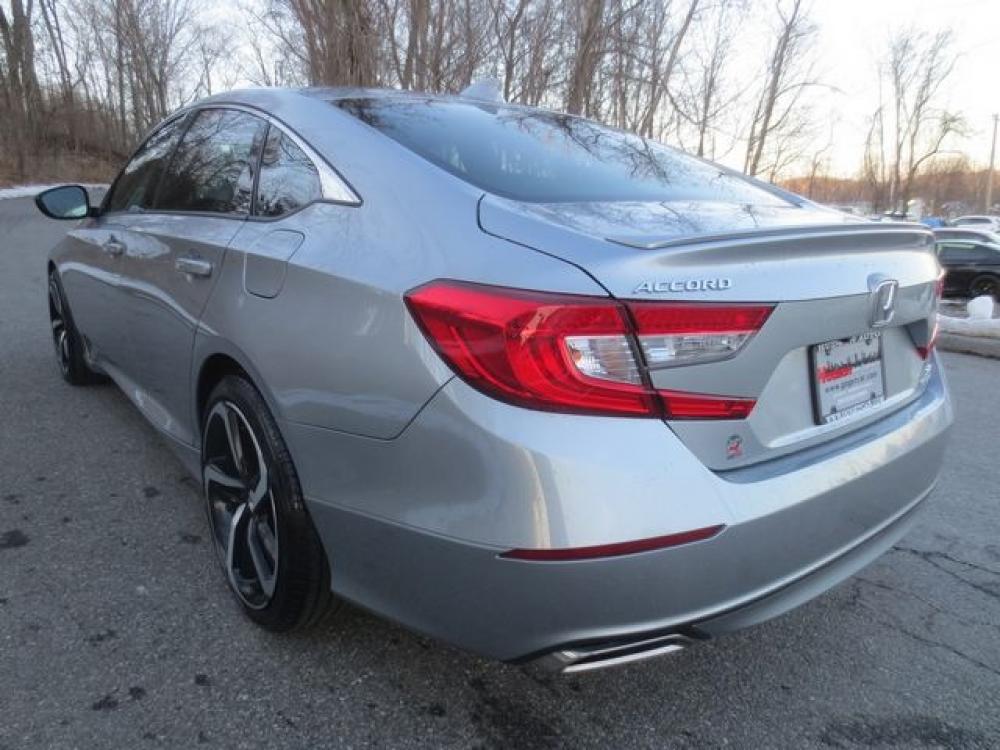 2018 Silver /Black Honda Accord Sport (1HGCV2F36JA) with an 2.0L 4cyl Turbo engine, Automatic transmission, located at 270 US Route 6, Mahopac, NY, 10541, (845) 621-0895, 41.349022, -73.755280 - Photo #4
