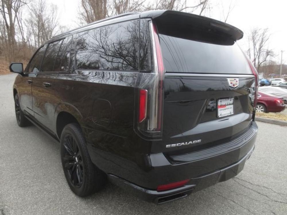 2021 Black /Black Cadillac Escalade ESV Sport AWD (1GYS4PKT4MR) with an 3.0L V6 DOHC 16V TURBO DIESEL engine, 10A transmission, located at 270 US Route 6, Mahopac, NY, 10541, (845) 621-0895, 41.349022, -73.755280 - Photo #4