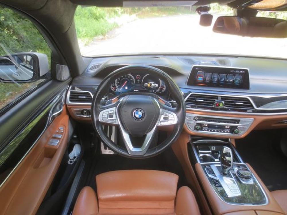 2016 White /Brown BMW 7-Series 750i xDrive (WBA7F2C5XGG) with an 4.4L V8 DOHC 32V engine, 8A transmission, located at 270 US Route 6, Mahopac, NY, 10541, (845) 621-0895, 41.349022, -73.755280 - Photo #8