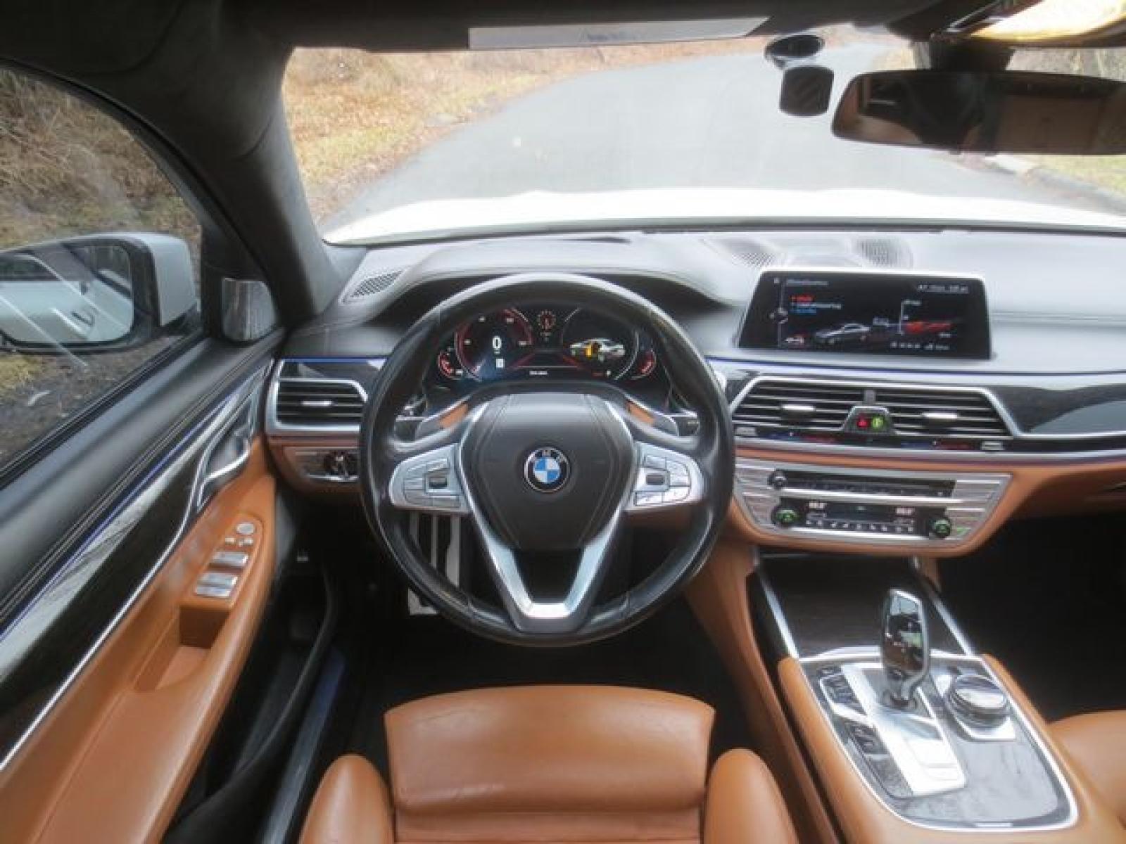2016 White /Brown BMW 7-Series 750i xDrive (WBA7F2C5XGG) with an 4.4L V8 DOHC 32V engine, 8A transmission, located at 270 US Route 6, Mahopac, NY, 10541, (845) 621-0895, 41.349022, -73.755280 - Photo #10