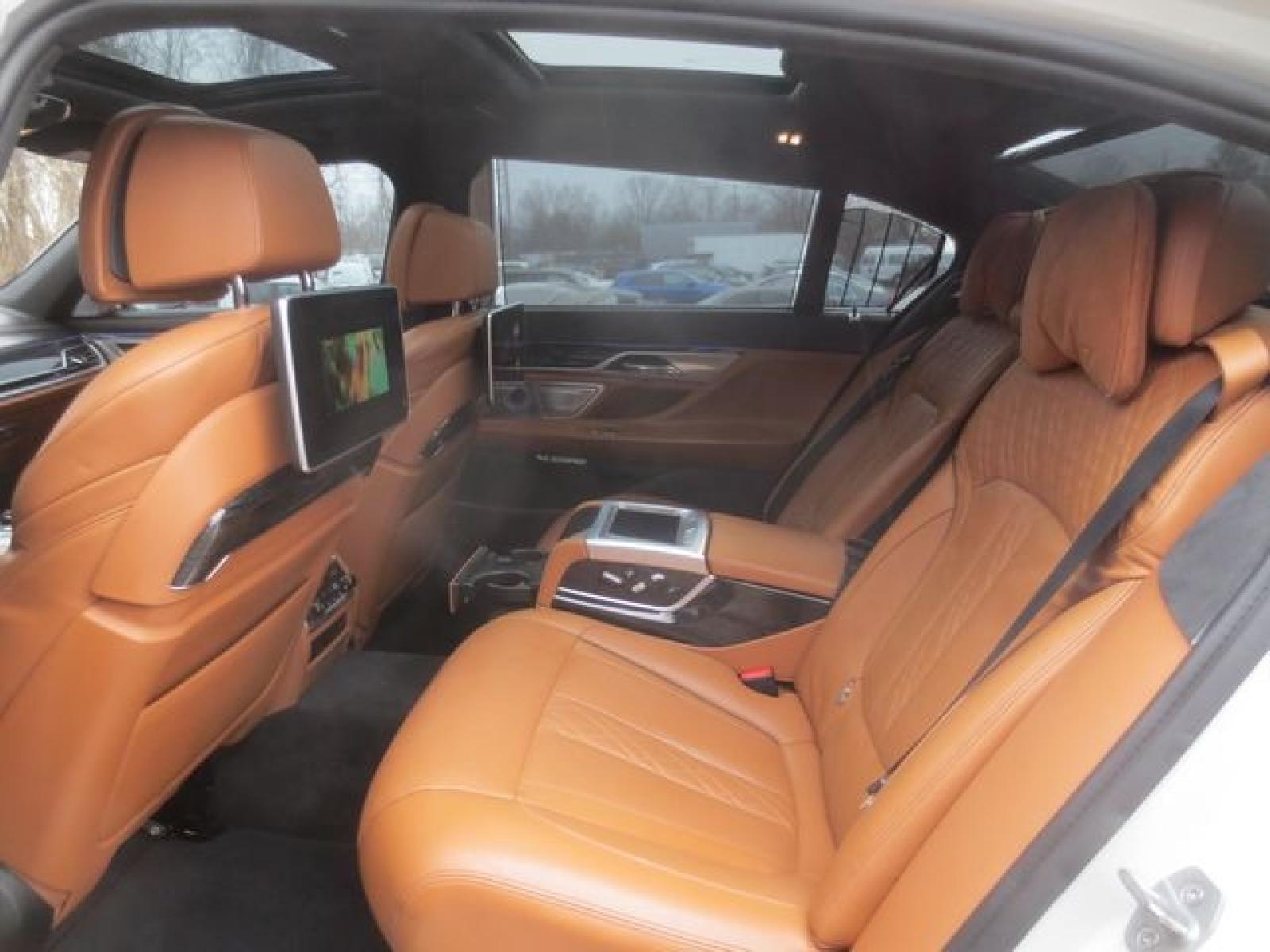 2016 White /Brown BMW 7-Series 750i xDrive (WBA7F2C5XGG) with an 4.4L V8 DOHC 32V engine, 8A transmission, located at 270 US Route 6, Mahopac, NY, 10541, (845) 621-0895, 41.349022, -73.755280 - Photo #14