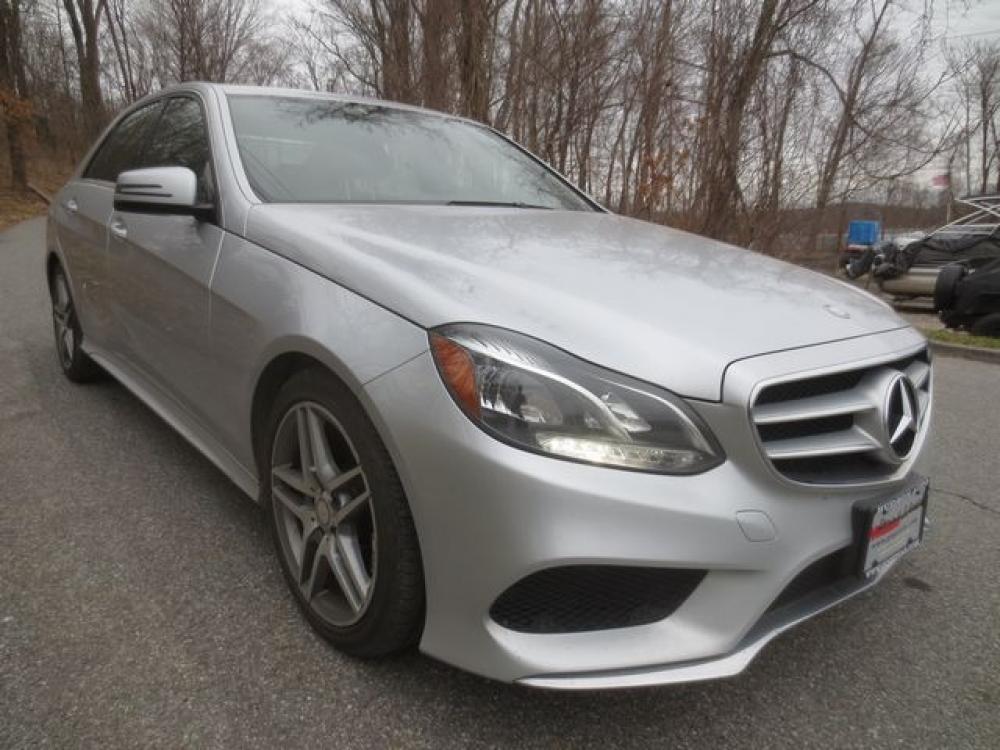 2014 Silver /Black Mercedes Benz E-350 4matic (WDDHF8JB1EA) with an 3.5L v6 engine, Automatic transmission, located at 270 US Route 6, Mahopac, NY, 10541, (845) 621-0895, 41.349022, -73.755280 - Photo #1