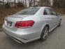 2014 Silver /Black Mercedes Benz E-350 4matic (WDDHF8JB1EA) with an 3.5L v6 engine, Automatic transmission, located at 270 US Route 6, Mahopac, NY, 10541, (845) 621-0895, 41.349022, -73.755280 - Photo #3