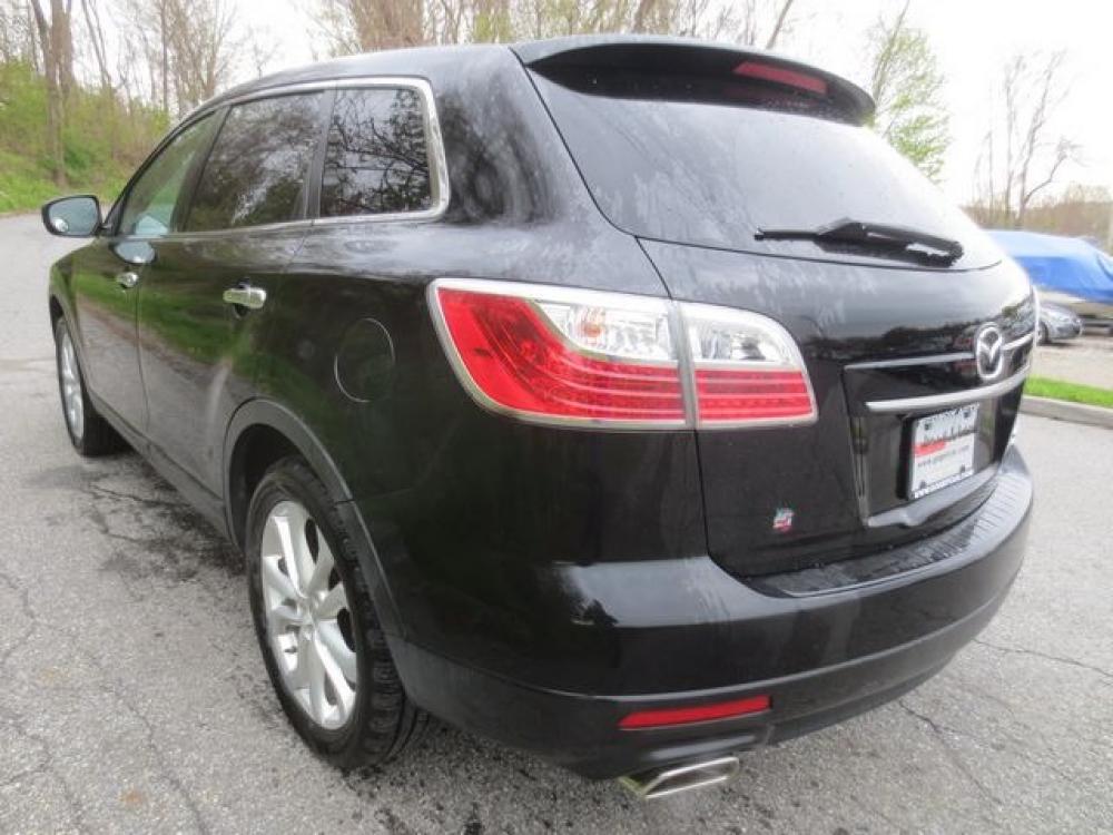 2012 Black /Black Mazda CX-9 Grand Touring AWD (JM3TB3DV8C0) with an 3.7L V6 DOHC 24V engine, 6-Speed Automatic transmission, located at 270 US Route 6, Mahopac, NY, 10541, (845) 621-0895, 41.349022, -73.755280 - Photo #4