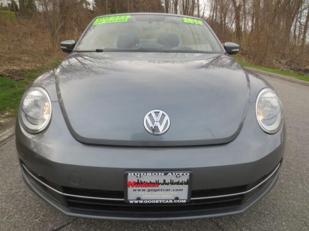 2014 Gray /Black Volkswagen Beetle TDI Convertible (3VW5L7ATXEM) with an 2.0L L4 DOHC 16V TURBO engine, Automatic transmission, located at 270 US Route 6, Mahopac, NY, 10541, (845) 621-0895, 41.349022, -73.755280 - Photo #2