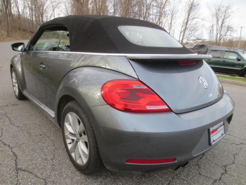 2014 Gray /Black Volkswagen Beetle TDI Convertible (3VW5L7ATXEM) with an 2.0L L4 DOHC 16V TURBO engine, Automatic transmission, located at 270 US Route 6, Mahopac, NY, 10541, (845) 621-0895, 41.349022, -73.755280 - Photo #3