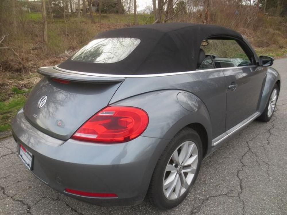 2014 Gray /Black Volkswagen Beetle TDI Convertible (3VW5L7ATXEM) with an 2.0L L4 DOHC 16V TURBO engine, Automatic transmission, located at 270 US Route 6, Mahopac, NY, 10541, (845) 621-0895, 41.349022, -73.755280 - Photo #5