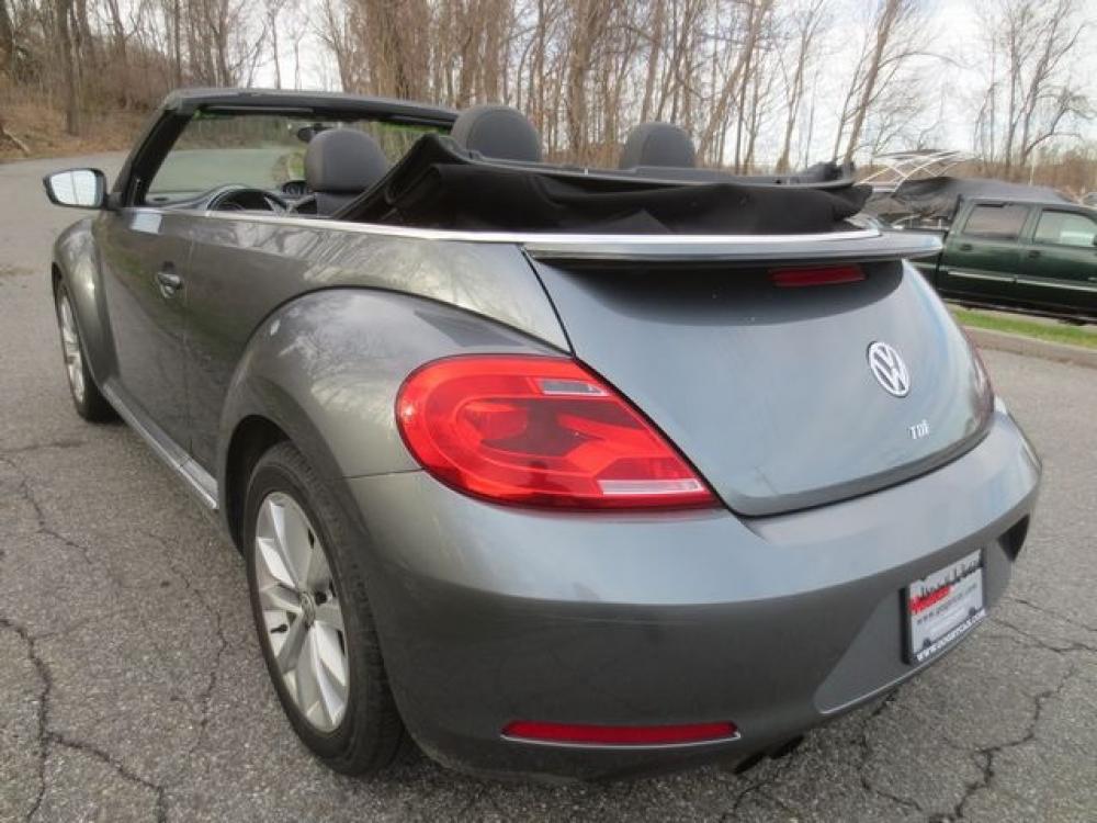 2014 Gray /Black Volkswagen Beetle TDI Convertible (3VW5L7ATXEM) with an 2.0L L4 DOHC 16V TURBO engine, Automatic transmission, located at 270 US Route 6, Mahopac, NY, 10541, (845) 621-0895, 41.349022, -73.755280 - Photo #6