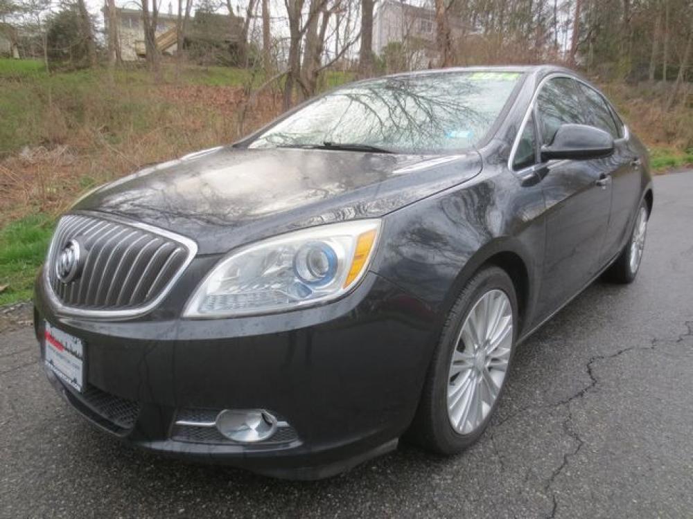 2014 Black /Gray Buick Verano Base (1G4PP5SKXE4) with an 2.4L L4 DOHC 16V FFV engine, 6-Speed Automatic transmission, located at 270 US Route 6, Mahopac, NY, 10541, (845) 621-0895, 41.349022, -73.755280 - Photo #0