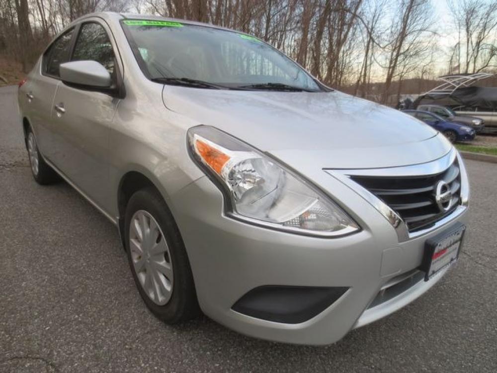2015 Silver /GY Nissan Versa 1.6 SV (3N1CN7AP6FL) with an 1.6L L4 DOHC 16V engine, Automatic transmission, located at 270 US Route 6, Mahopac, NY, 10541, (845) 621-0895, 41.349022, -73.755280 - Photo #1