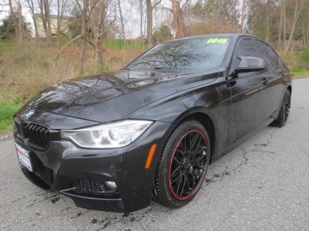 2015 Black /Black BMW 3-Series 335i xDrive Sedan (WBA3B9C56FF) with an 3.0L 6CYL Turbo engine, 8-Speed Automatic transmission, located at 270 US Route 6, Mahopac, NY, 10541, (845) 621-0895, 41.349022, -73.755280 - Photo #0
