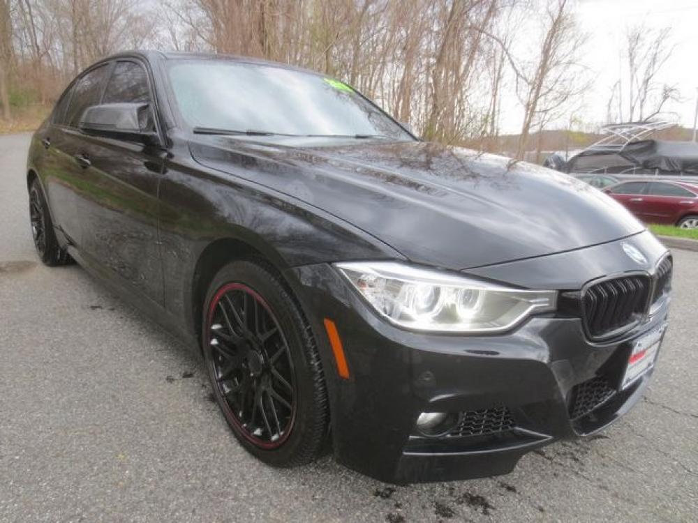2015 Black /Black BMW 3-Series 335i xDrive Sedan (WBA3B9C56FF) with an 3.0L 6CYL Turbo engine, 8-Speed Automatic transmission, located at 270 US Route 6, Mahopac, NY, 10541, (845) 621-0895, 41.349022, -73.755280 - Photo #1