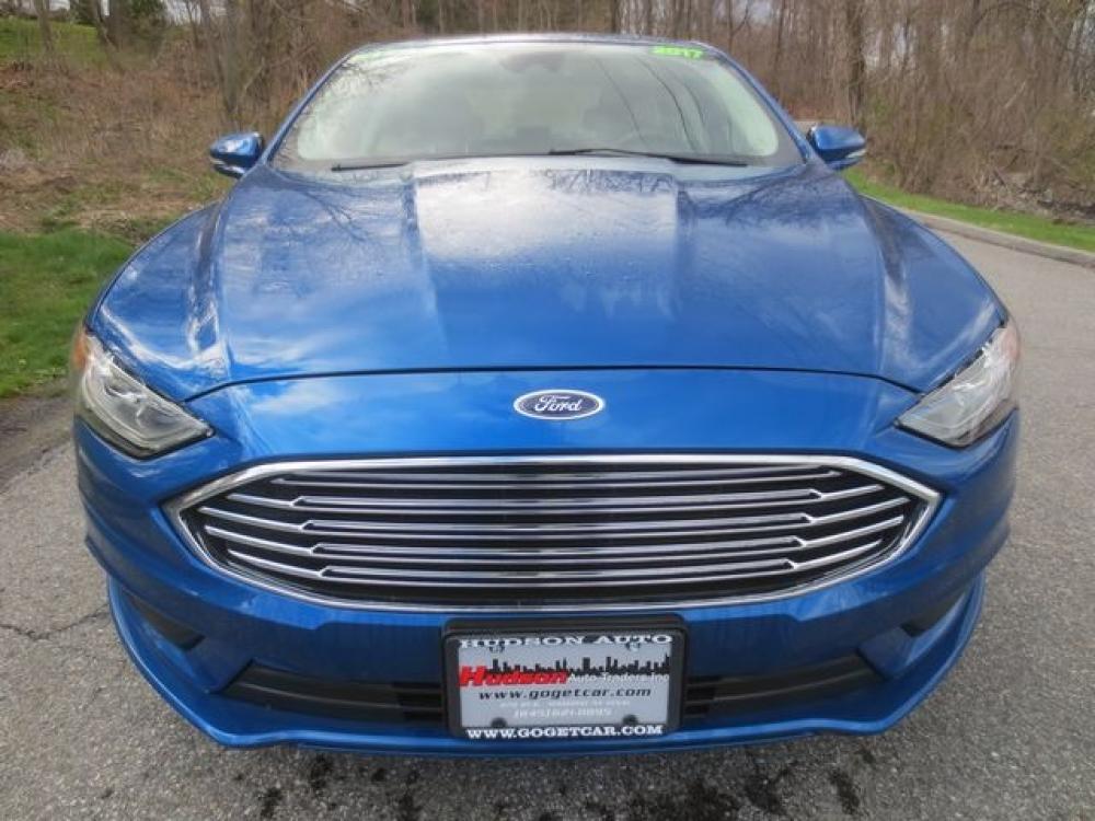2017 Blue /Black Ford Fusion Hybrid se (3FA6P0LU6HR) with an 2.0L 4cyl Hybrid engine, Automatic transmission, located at 270 US Route 6, Mahopac, NY, 10541, (845) 621-0895, 41.349022, -73.755280 - Photo #2