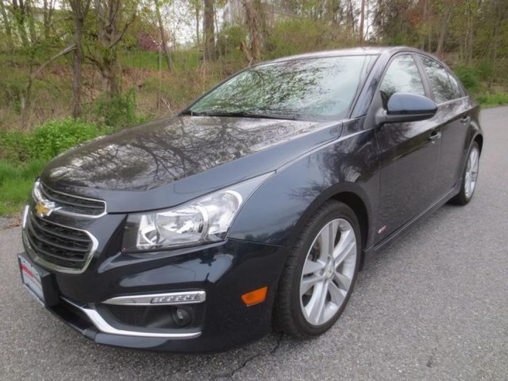 2015 Blue /Black Chevrolet Cruze LTZ RS (1G1PG5SB0F7) with an 1.4L 4cyl Turbo engine, Automatic transmission, located at 270 US Route 6, Mahopac, NY, 10541, (845) 621-0895, 41.349022, -73.755280 - Photo #0