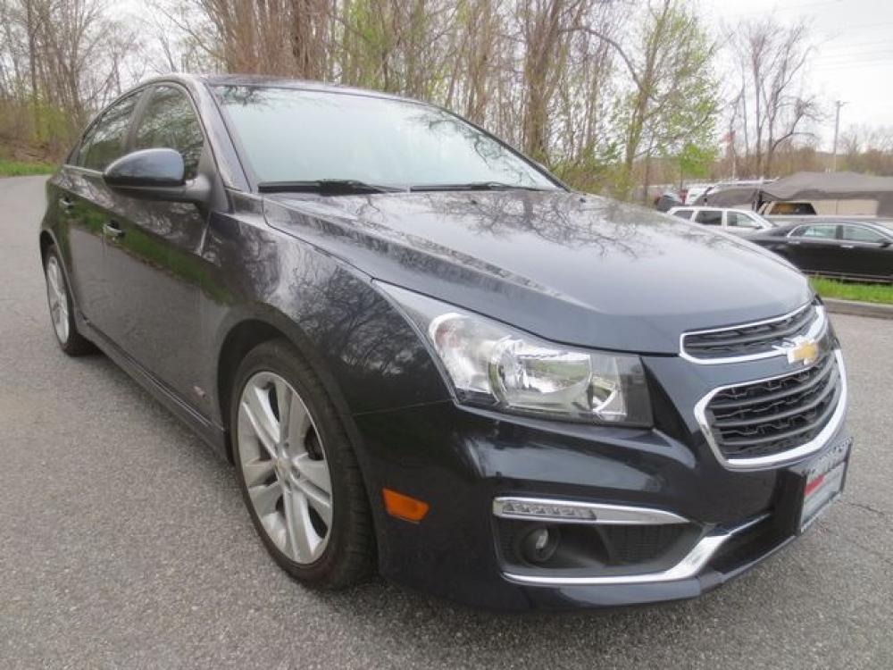 2015 Blue /Black Chevrolet Cruze LTZ RS (1G1PG5SB0F7) with an 1.4L 4cyl Turbo engine, Automatic transmission, located at 270 US Route 6, Mahopac, NY, 10541, (845) 621-0895, 41.349022, -73.755280 - Photo #1