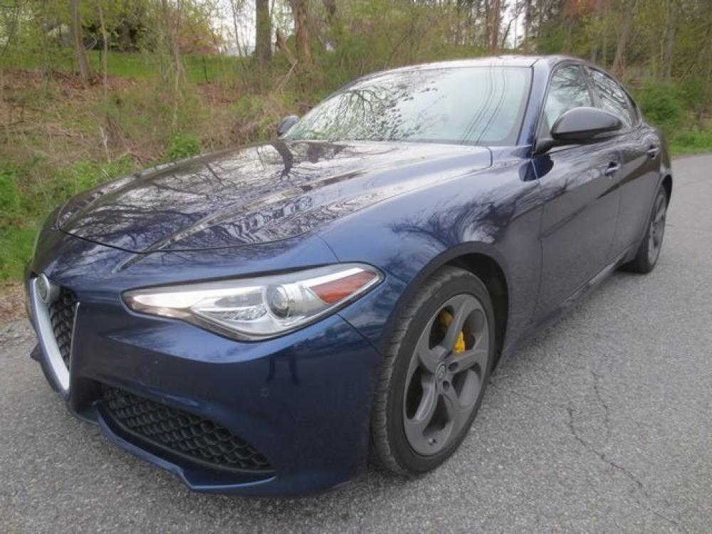2017 Blue /Black Alfa Romeo Giulia Base AWD (ZARFAEDN2H7) with an 2.0L L4 DOHC 16V engine, 8A transmission, located at 270 US Route 6, Mahopac, NY, 10541, (845) 621-0895, 41.349022, -73.755280 - Photo #0