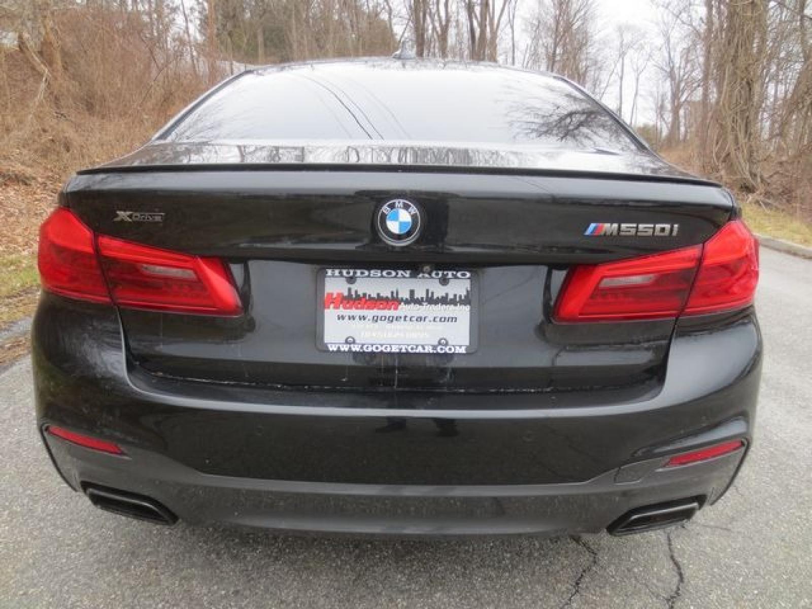 2019 Black /Black BMW 5-Series M550i xDrive (WBAJB9C51KB) with an 4.4L V8 DOHC 32V engine, Automatic transmission, located at 270 US Route 6, Mahopac, NY, 10541, (845) 621-0895, 41.349022, -73.755280 - Photo #5