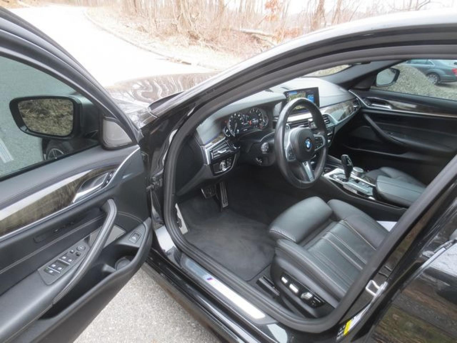 2019 Black /Black BMW 5-Series M550i xDrive (WBAJB9C51KB) with an 4.4L V8 DOHC 32V engine, Automatic transmission, located at 270 US Route 6, Mahopac, NY, 10541, (845) 621-0895, 41.349022, -73.755280 - Photo #6