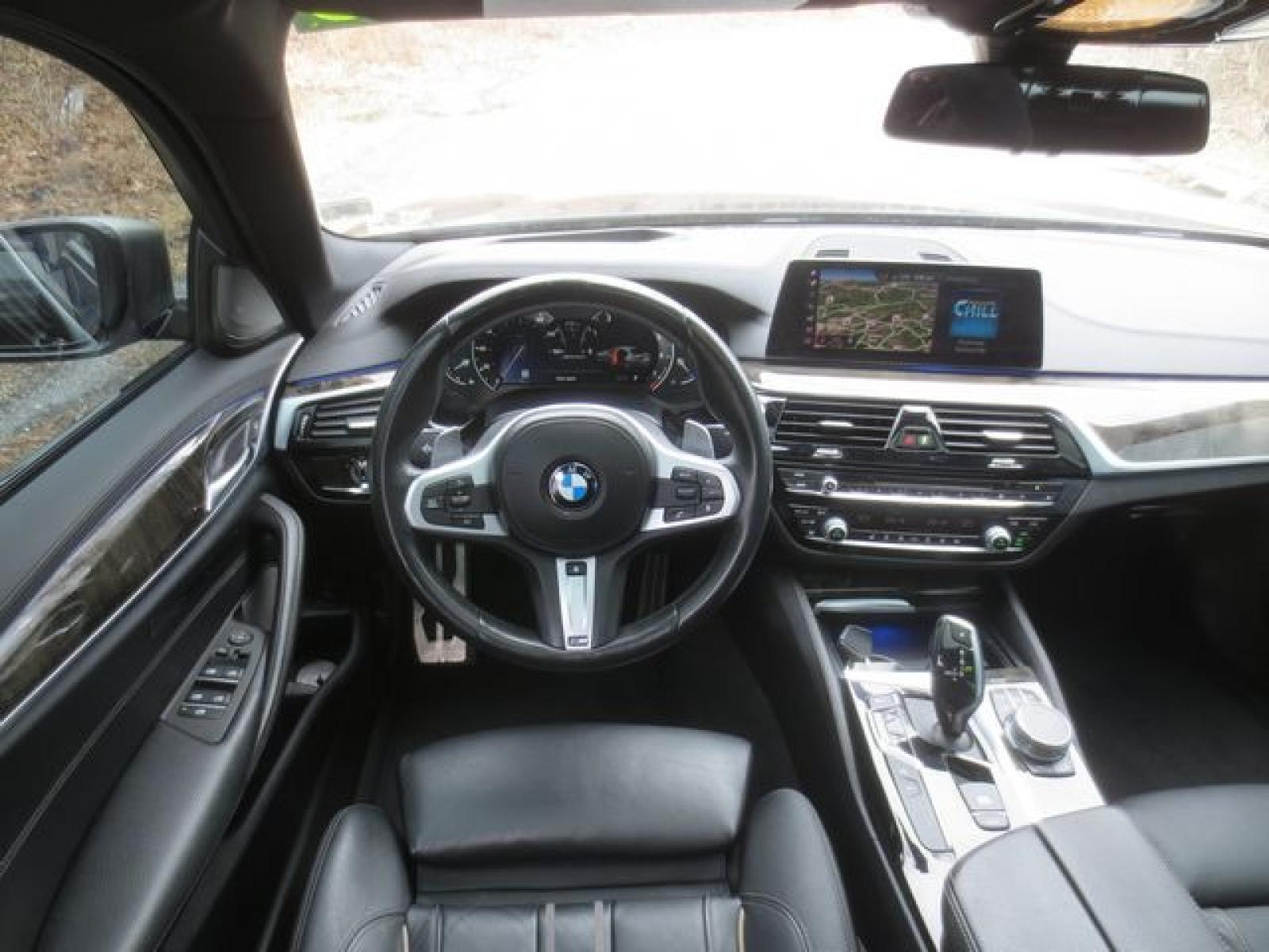 2019 Black /Black BMW 5-Series M550i xDrive (WBAJB9C51KB) with an 4.4L V8 DOHC 32V engine, Automatic transmission, located at 270 US Route 6, Mahopac, NY, 10541, (845) 621-0895, 41.349022, -73.755280 - Photo #9