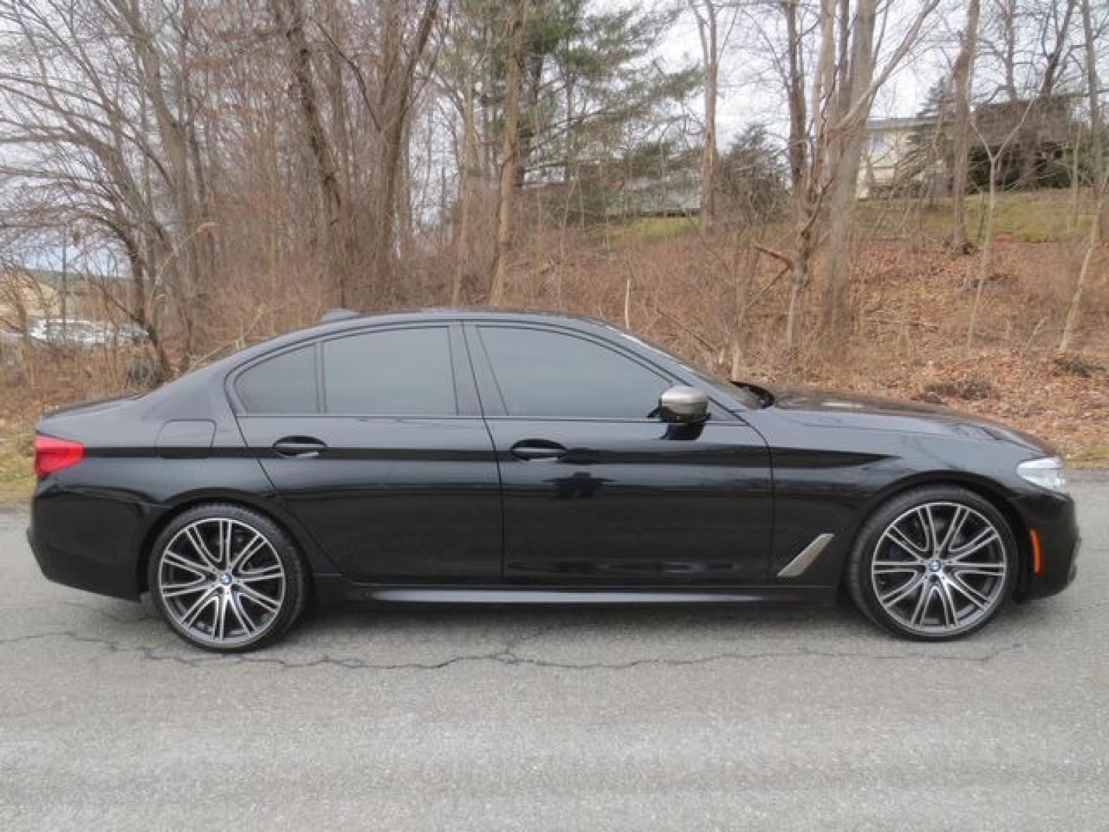 2019 Black /Black BMW 5-Series M550i xDrive (WBAJB9C51KB) with an 4.4L V8 DOHC 32V engine, Automatic transmission, located at 270 US Route 6, Mahopac, NY, 10541, (845) 621-0895, 41.349022, -73.755280 - Photo #13