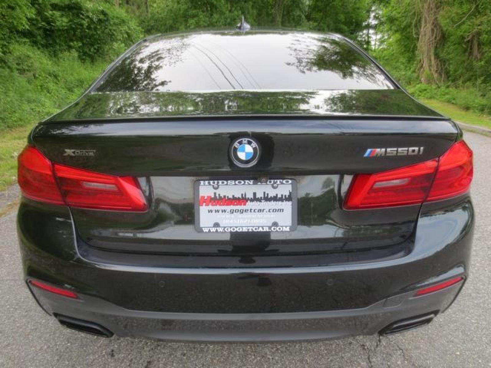 2019 Black /Black BMW 5-Series M550i xDrive (WBAJB9C51KB) with an 4.4L V8 DOHC 32V engine, Automatic transmission, located at 270 US Route 6, Mahopac, NY, 10541, (845) 621-0895, 41.349022, -73.755280 - Photo #5