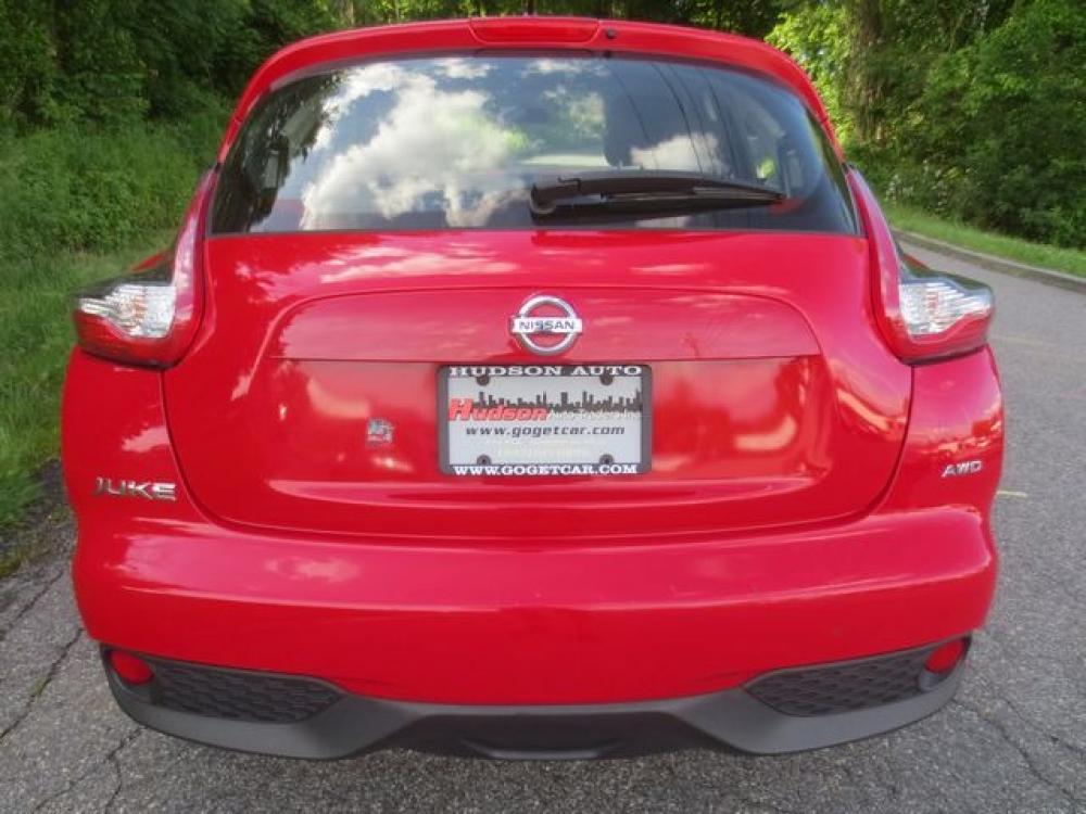 2015 Red /Black Nissan Juke S AWD (JN8AF5MV5FT) with an 1.6L L4 DOHC 16V engine, Automatic transmission, located at 270 US Route 6, Mahopac, NY, 10541, (845) 621-0895, 41.349022, -73.755280 - Photo #5