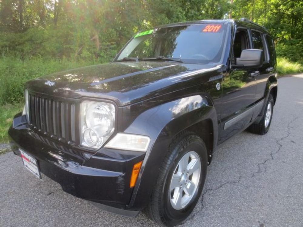 2011 Blue /Black Jeep Liberty Sport 4WD (1J4PN2GK3BW) with an 3.7L V6 SOHC 12V engine, 4-Speed Automatic transmission, located at 270 US Route 6, Mahopac, NY, 10541, (845) 621-0895, 41.349022, -73.755280 - Photo #0