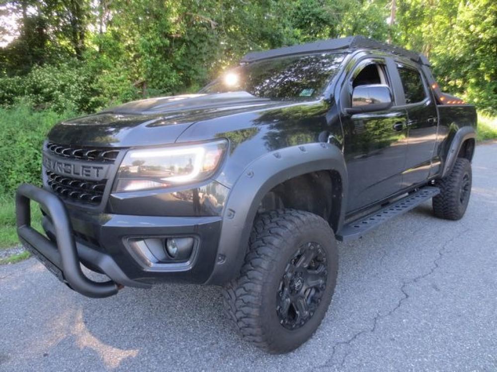 2019 Black /Black Chevrolet Colorado Z71 Crew Cab 4WD Short Box (1GCGTDEN2K1) with an 3.6L V6 engine, Automatic transmission, located at 270 US Route 6, Mahopac, NY, 10541, (845) 621-0895, 41.349022, -73.755280 - Photo #0