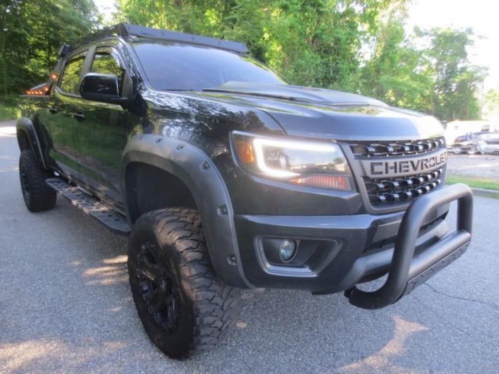 2019 Black /Black Chevrolet Colorado Z71 Crew Cab 4WD Short Box (1GCGTDEN2K1) with an 3.6L V6 engine, Automatic transmission, located at 270 US Route 6, Mahopac, NY, 10541, (845) 621-0895, 41.349022, -73.755280 - Photo #1