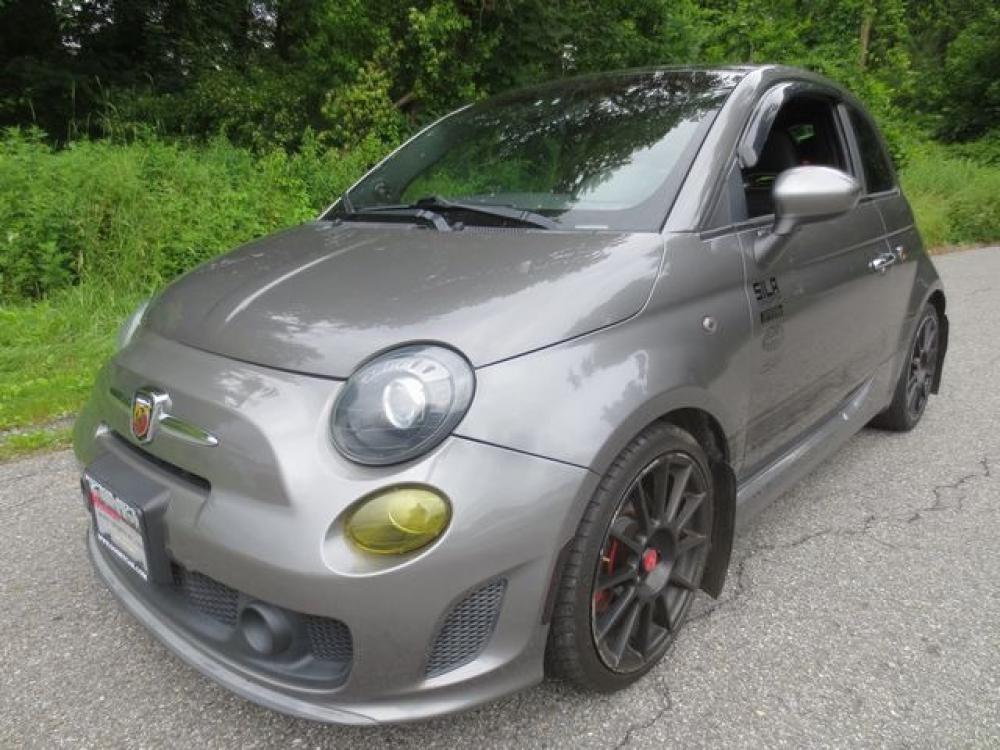 2013 Gray /Black Fiat 500 Abarth Hatchback (3C3CFFFH2DT) with an 1.4L L4 engine, 5-Speed Manual transmission, located at 270 US Route 6, Mahopac, NY, 10541, (845) 621-0895, 41.349022, -73.755280 - Photo #0