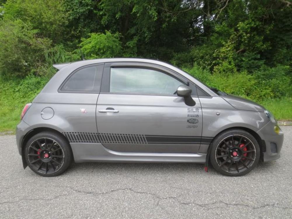 2013 Gray /Black Fiat 500 Abarth Hatchback (3C3CFFFH2DT) with an 1.4L L4 engine, 5-Speed Manual transmission, located at 270 US Route 6, Mahopac, NY, 10541, (845) 621-0895, 41.349022, -73.755280 - Photo #10