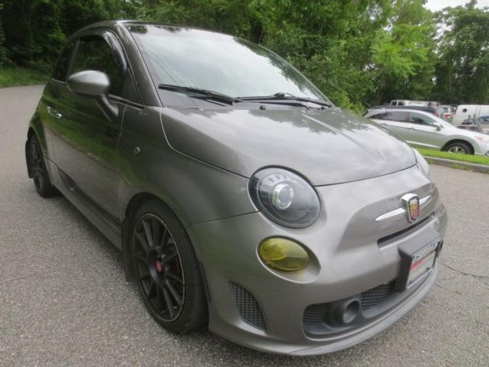 2013 Gray /Black Fiat 500 Abarth Hatchback (3C3CFFFH2DT) with an 1.4L L4 engine, 5-Speed Manual transmission, located at 270 US Route 6, Mahopac, NY, 10541, (845) 621-0895, 41.349022, -73.755280 - Photo #1