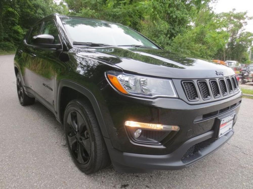 2020 Black /Black Jeep Compass Latitude 4WD (3C4NJDBB0LT) with an 2.4L L4 DOHC 16V engine, Automatic transmission, located at 270 US Route 6, Mahopac, NY, 10541, (845) 621-0895, 41.349022, -73.755280 - Photo #1