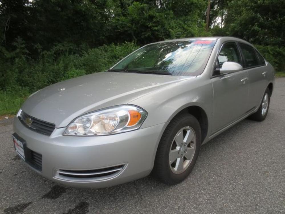 2008 Silver /Gray Chevrolet Impala LT (2G1WT55K989) with an 3.5L V6 OHV 12V FFV engine, 4-Speed Automatic Overdrive transmission, located at 270 US Route 6, Mahopac, NY, 10541, (845) 621-0895, 41.349022, -73.755280 - Photo #0