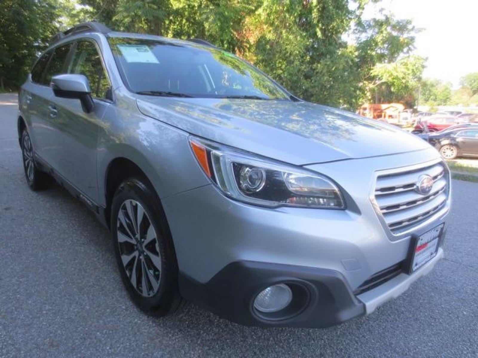 2015 Silver /Black Subaru Outback 2.5i Limited (4S4BSALCXF3) with an 2.5L H4 DOHC 16V engine, 6-Speed Automatic transmission, located at 270 US Route 6, Mahopac, NY, 10541, (845) 621-0895, 41.349022, -73.755280 - Photo #1