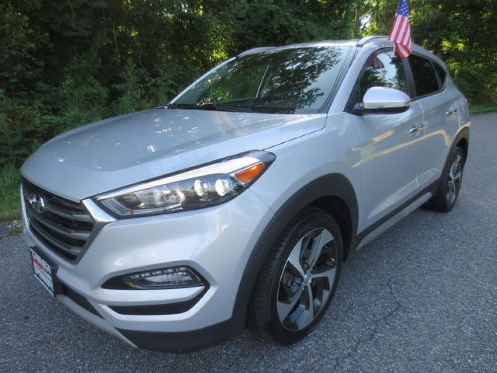 2018 Gray /Black Hyundai Tucson Limited AWD (KM8J3CA24JU) with an 1.6L L4 DOHC 16V engine, Automatic transmission, located at 270 US Route 6, Mahopac, NY, 10541, (845) 621-0895, 41.349022, -73.755280 - Photo #0