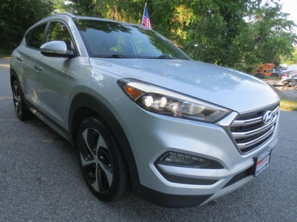 2018 Gray /Black Hyundai Tucson Limited AWD (KM8J3CA24JU) with an 1.6L L4 DOHC 16V engine, Automatic transmission, located at 270 US Route 6, Mahopac, NY, 10541, (845) 621-0895, 41.349022, -73.755280 - Photo #1