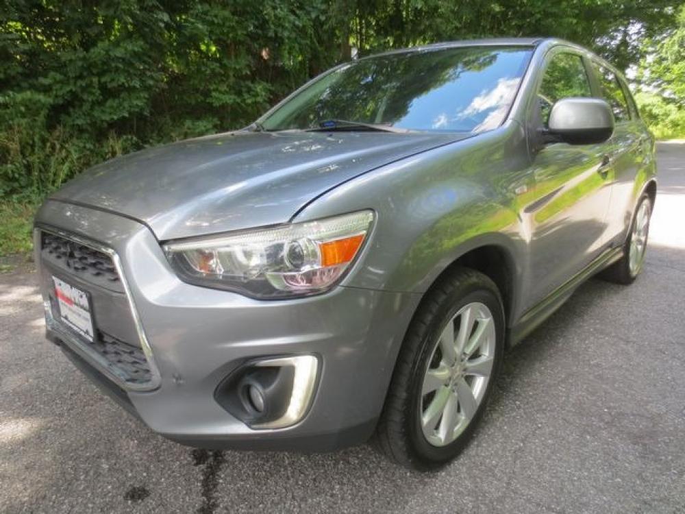 2015 Gray /Black Mitsubishi Outlander Sport SE (4A4AR4AU3FE) with an 2.0L L4 DOHC 16V engine, Automatic transmission, located at 270 US Route 6, Mahopac, NY, 10541, (845) 621-0895, 41.349022, -73.755280 - Photo #0