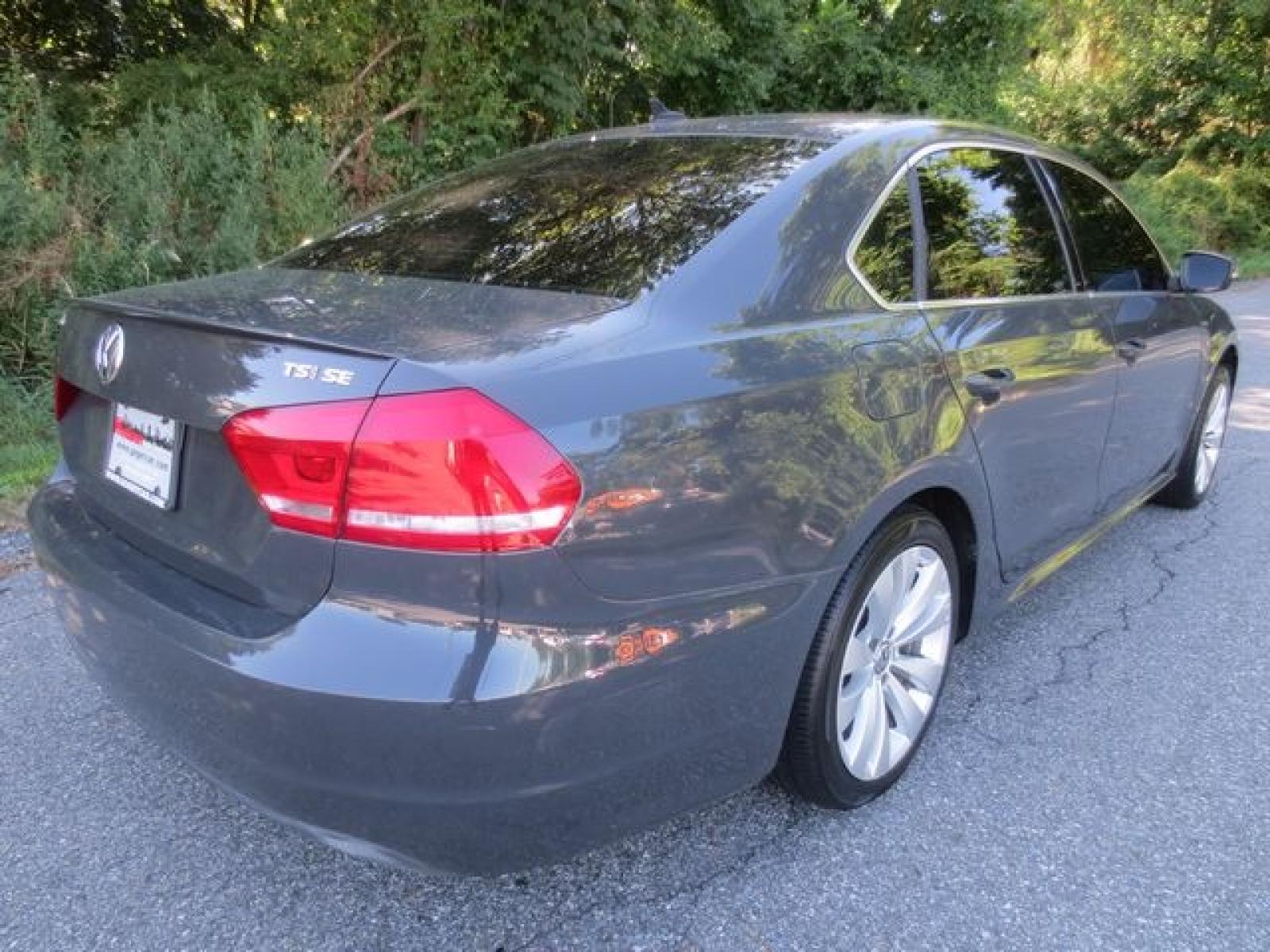 2014 Gray /Gray Volkswagen Passat 1.8T SE AT PZEV (1VWBT7A33EC) with an 4CYL1.8L TURBO engine, 6-Speed Automatic transmission, located at 270 US Route 6, Mahopac, NY, 10541, (845) 621-0895, 41.349022, -73.755280 - Photo #3