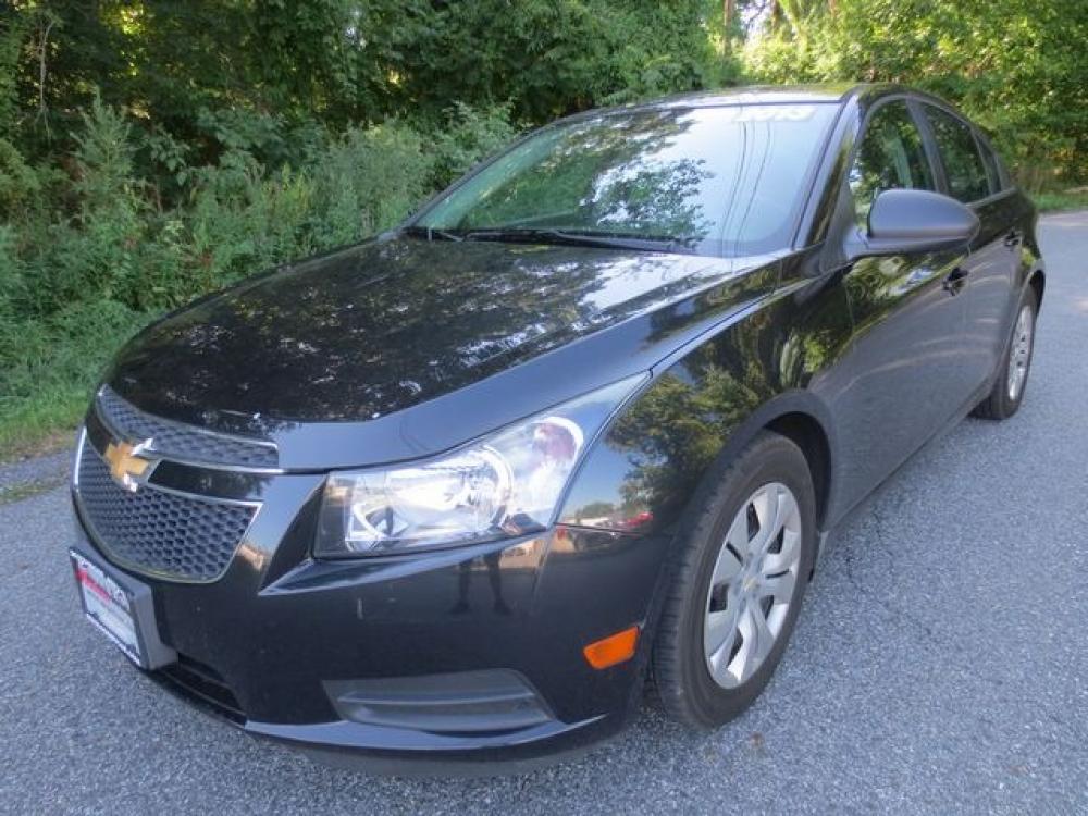 2013 Black /Black Chevrolet Cruze LS Auto (1G1PA5SG7D7) with an 1.8L L4 DOHC 16V engine, 6-Speed Automatic transmission, located at 270 US Route 6, Mahopac, NY, 10541, (845) 621-0895, 41.349022, -73.755280 - Photo #0