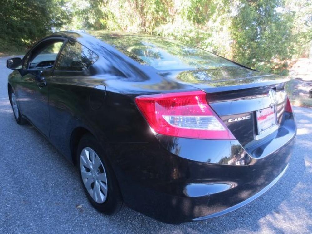 2012 Black /Gray Honda Civic LX Coupe 5-Speed AT (2HGFG3B55CH) with an 2.3L L4 SOHC 16V engine, 5-Speed Automatic transmission, located at 270 US Route 6, Mahopac, NY, 10541, (845) 621-0895, 41.349022, -73.755280 - Photo #4